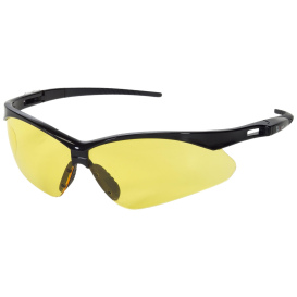 Liberty Safety 1767 iNOX ROADSTER Semi-Frame Safety Glasses - Black Frame - Amber Lens