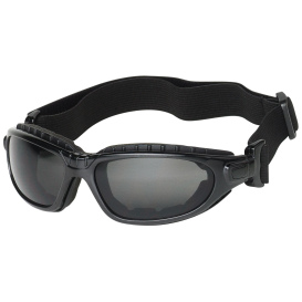 Liberty Safety 1770 iNOX CHALLENGER Foam Lined Safety Goggles - Black Frame - Smoke/Gray Lens