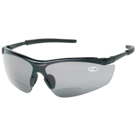 Liberty Safety 1775 iNOX SYNERGY Readers Semi-Frame Safety Glasses - Black Frame - Smoke/Gray Lens