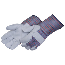 Liberty Safety 3264SQ Value Full Feature Leather Palm Gloves - 4.5\