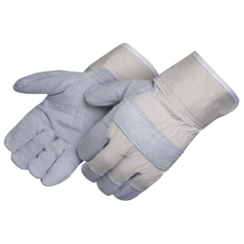 Liberty Safety 3287A Regular Shoulder Leather Palm Work Gloves - 2.5\