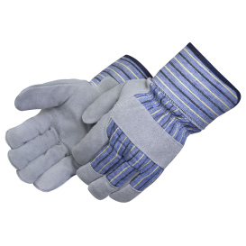 Liberty Safety 3650 Jersey Foam Premium Shoulder Leather Palm Gloves - 2.5\