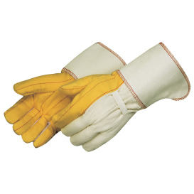 Liberty Safety 4214 Heavy Weight Canvas Back Chore Gloves - 4.5\