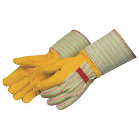 Liberty Safety 4214ST Heavy Weight Canvas Back Chore Gloves - 4.5\