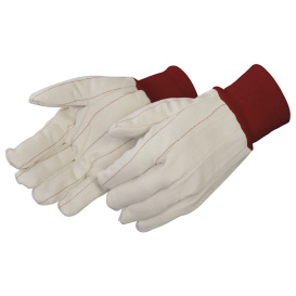 Liberty Safety 4518QCRR Corduroy Canvas Double Palm Work Gloves - 18 oz