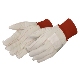 Liberty Safety 4524 Cotton/Polyester Double Palm Work Gloves - 24 oz