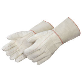 Liberty Safety 4564M Burlap Lined Hot Mill Textile Gloves - 28 oz. Cotton Canvas - 4.5\