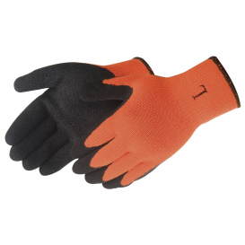 Liberty Safety 4729HO A-Grip Latex Coated Seamless Work Gloves - Hi-Vis Orange