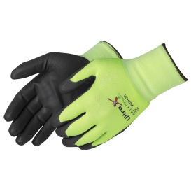 Liberty Safety 4908HG Ultra-X A2 Nitrile Cut Resistant Work Gloves - Yellow/Lime