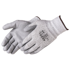 Liberty Safety 4926 Polyurethane Coated Seamless Work Gloves - Gray