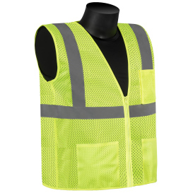 Liberty Safety C16003 HiVizGard Class 2 Safety Vest - Yellow/Lime