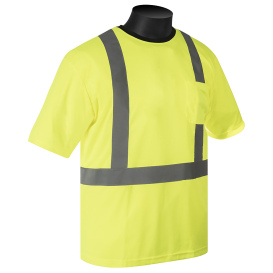 Liberty Safety C16600 HiVizGard Class 2 Safety Shirt - Yellow/Lime