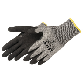 Liberty Safety F4970SD U-Grip A6 Sandy Foam Nitrile Work Gloves - Gray