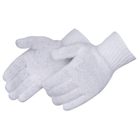 Liberty Safety P4507Q Cotton/Polyester String Knit Work Gloves - White