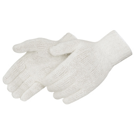 Liberty Safety P4517Q Cotton/Polyester String Knit Work Gloves - White