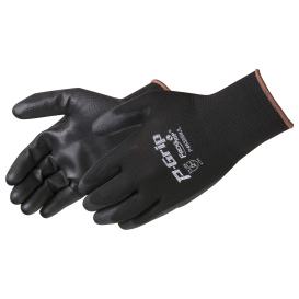 Liberty Safety P4638BK P-Grip Polyurethane Coated Seamless Work Gloves