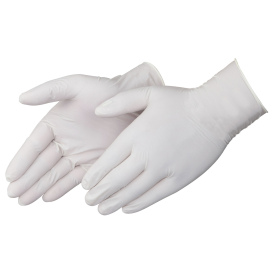 Liberty Safety T2810W Duraskin Latex Disposable Gloves - 3.5 Mil