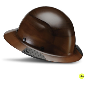 LIFT Safety HDF-24MWG DAX Full Brim Hard Hat with Mips - Ratchet Suspension - Natural