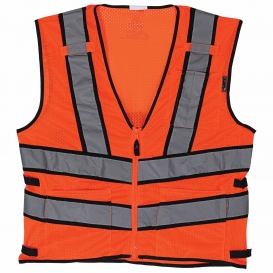 LIFT Safety AV2-10 Viz-Pro2 Type R Class 2 Mesh Safety Vest with Zipper - Orange