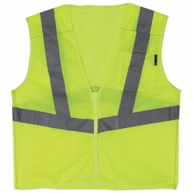LIFT Safety AVV-10 Viz-Pro1 Type R Class 2 Mesh Safety Vest with Zipper - Yellow/Lime