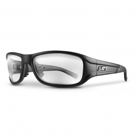 LIFT Safety EAS-10KC Alias Safety Glasses - Black Frame - Clear Lens
