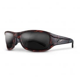 LIFT Safety EAS-10TST Alias Safety Glasses - Tortoise Shell Frame - Smoke Lens