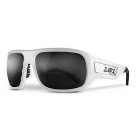 LIFT Safety EBD-10WP Bold Safety Glasses - White Frame - Polarized Smoke Lens