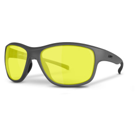 LIFT Safety EDE-21DGY Delamo Safety Glasses - Matte Grey Frame - Yellow Lens