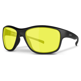 LIFT Safety EDE-21MKY Delamo Safety Glasses - Matte Black Frame - Yellow Lens
