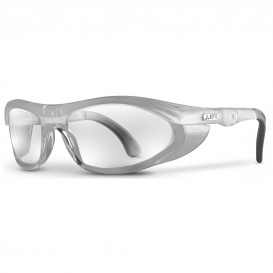 LIFT Safety EFR-6CB Flanker Safety Glasses - Clear Frame - Clear Anti-Fog Lens