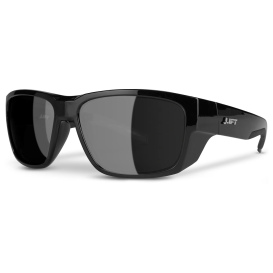 LIFT Safety EFU-21BKM Fusion Safety Glasses - Gloss Black Frame - Smoke Mirror Anti-Fog Lens