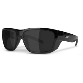 LIFT Safety EFU-21BKS Fusion Safety Glasses - Gloss Black Frame - Smoke Anti-Fog Lens