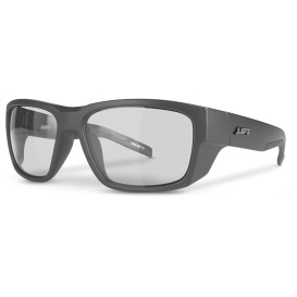 LIFT Safety EFU-21CHC Fusion Safety Glasses - Matte Gray Frame - Clear Anti-Fog Lens