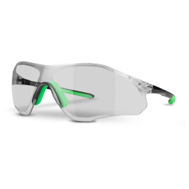 LIFT Safety EPH-21MKC Phalanx Safety Glasses - Black/Green Temples - Clear Lens