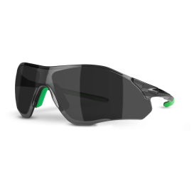 LIFT Safety EPH-21MKS Phalanx Safety Glasses - Black/Green Temples - Smoke Lens