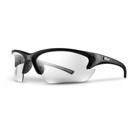 LIFT Safety EQT-12KCB Quest Safety Glasses - Black Frame - Clear Lens