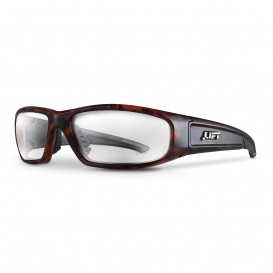 LIFT Safety ESH-10TC Switch Safety Glasses - Tortoise Shell Frame - Clear Lens