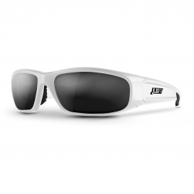 LIFT Safety ESH-10WP Switch Safety Glasses - White Frame - Polarized Smoke Lens