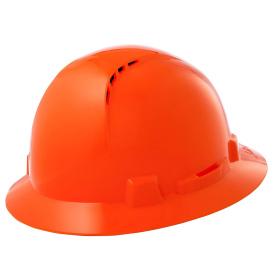 LIFT Safety HBFC-20 Briggs Full Brim Vented Hard Hat - Hi-Viz Orange