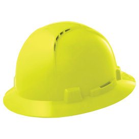 LIFT Safety HBFC-20 Briggs Full Brim Vented Hard Hat - Hi-Viz Yellow