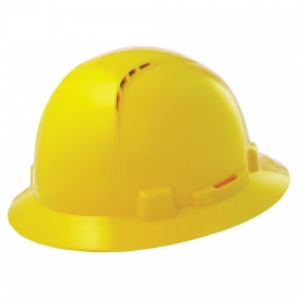 LIFT Safety HBFC-7 Briggs Full Brim Vented Hard Hat - Yellow