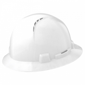 LIFT Safety HBFC-7 Briggs Full Brim Vented Hard Hat - White