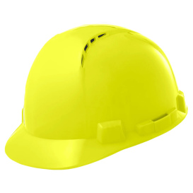 LIFT Safety HBSC-20 Briggs Vented Short Brim Hard Hat - Hi-Viz Yellow