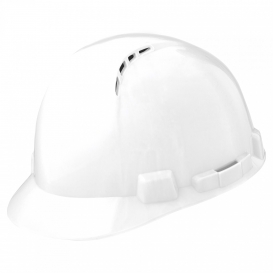 LIFT Safety HBSC-7 Briggs Vented Short Brim Hard Hat - White