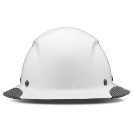 LIFT Safety HDC-18 DAX Carbon Full Brim Hard Hat - Ratchet Suspension - White