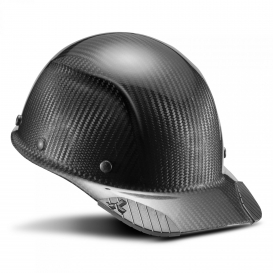 LIFT Safety HDCC-17 DAX Carbon Fiber Cap Style Hard Hat - Ratchet Suspension - Gloss Black