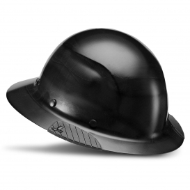 LIFT Safety HDF-15 DAX Full Brim Hard Hat - Ratchet Suspension - Black