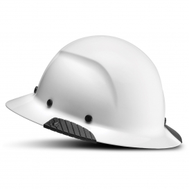 LIFT Safety HDF-15 DAX Full Brim Hard Hat - Ratchet Suspension - White