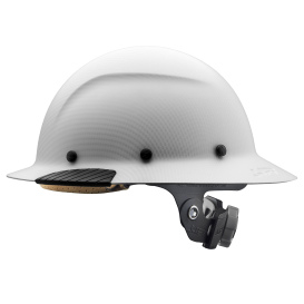 LIFT Safety HDF-24CWM DAX Carbon Fiber Full Brim Hard Hat - Matte White