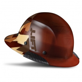 LIFT Safety HDF50-20 DAX Fifty 50 Full Brim Hard Hat - Ratchet Suspension - Desert Camo Gloss